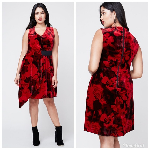 rachel roy velvet dress